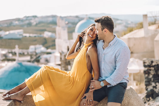 Santorini Couple Shoot | Andrea & Tyler